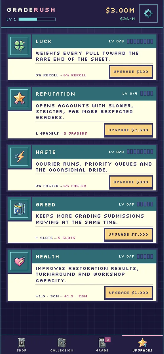 GradeRush screenshot